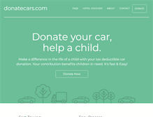 Tablet Screenshot of donatecars.com